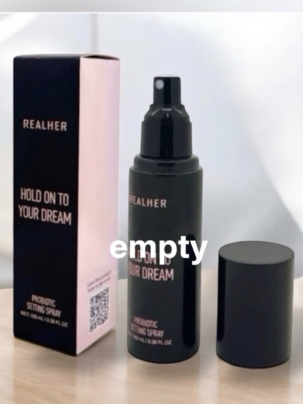 🔥 SOLD OUT RealHer "Hold On To Your Dream" Probiotic Setting Spray NIB